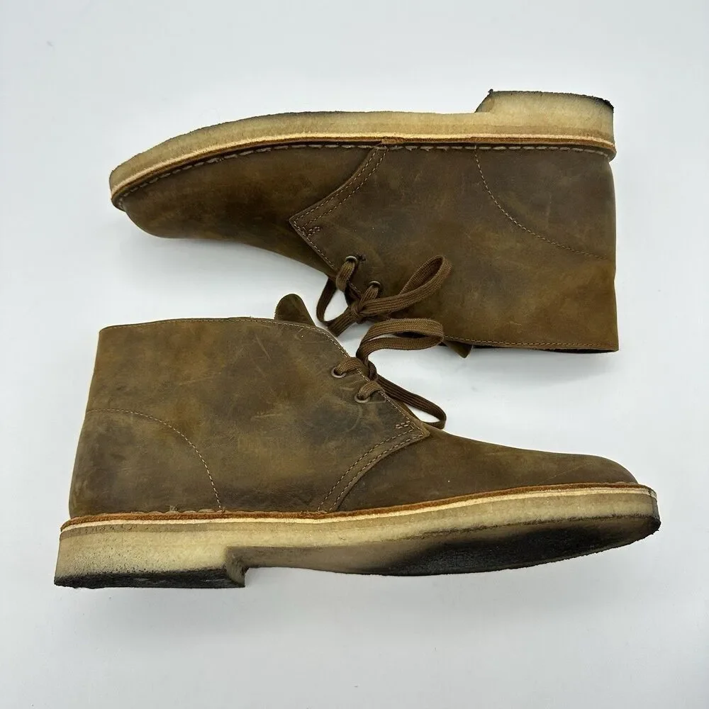 Clark’s Originals Desert Boot Mens Size 10.5 M Brown Leather Lace Up Chukka